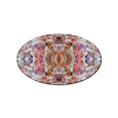 Pastels Kaleidoscope Sticker (oval) by kaleidomarblingart