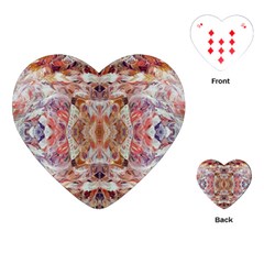 Pastels Kaleidoscope Playing Cards Single Design (heart)