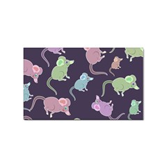 Animals Mouse Cartoon Sticker (rectangular) by artworkshop