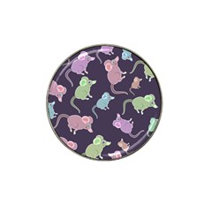 Animals Mouse Cartoon Hat Clip Ball Marker (4 Pack) by artworkshop