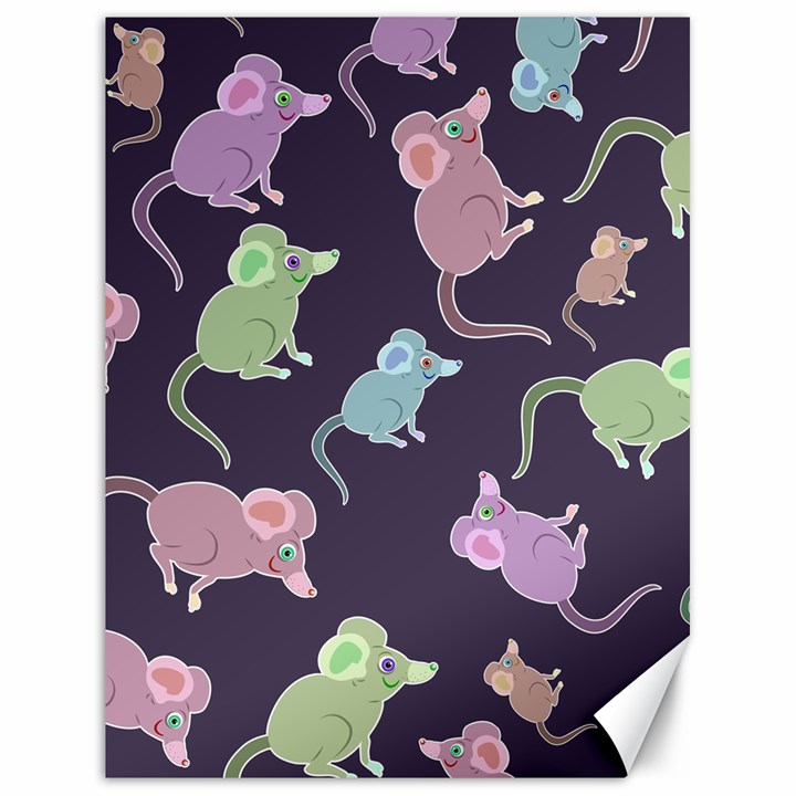 Animals Mouse Cartoon Canvas 18  x 24 