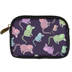 Animals Mouse Cartoon Digital Camera Leather Case by artworkshop