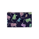 Animals Mouse Cartoon Cosmetic Bag (Small) Front