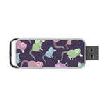 Animals Mouse Cartoon Portable USB Flash (One Side) Front