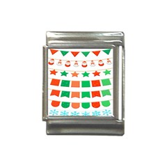 Christmas Bunting Banners Italian Charm (13mm) by artworkshop