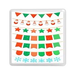 Christmas Bunting Banners Memory Card Reader (square) by artworkshop