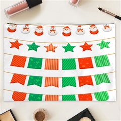 Christmas Bunting Banners Cosmetic Bag (xxl) by artworkshop