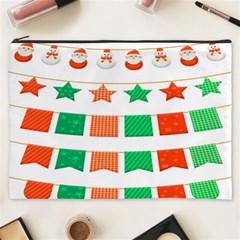 Christmas Bunting Banners Cosmetic Bag (xxxl) by artworkshop