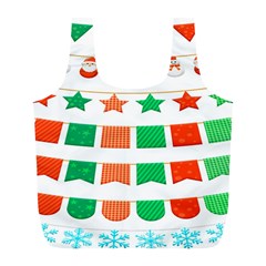 Christmas Bunting Banners Full Print Recycle Bag (l) by artworkshop