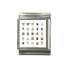 Christmas Symbols Italian Charm (13mm)