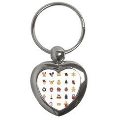 Christmas Symbols Key Chain (heart) by artworkshop