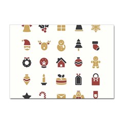 Christmas Symbols Sticker A4 (10 Pack) by artworkshop