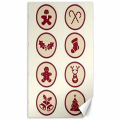 Christmas Winter Symbols Canvas 40  X 72  by artworkshop