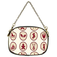 Christmas Winter Symbols Chain Purse (two Sides) by artworkshop