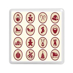 Christmas Winter Symbols Memory Card Reader (square) by artworkshop