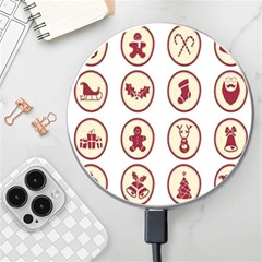 Christmas Winter Symbols Wireless Charger by artworkshop