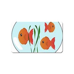 Fishbowl Fish Goldfish Water Magnet (name Card)