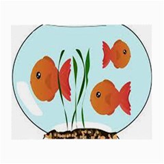 Fishbowl Fish Goldfish Water Small Glasses Cloth by artworkshop