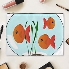 Fishbowl Fish Goldfish Water Cosmetic Bag (xl) by artworkshop