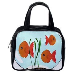 Fishbowl Fish Goldfish Water Classic Handbag (one Side) by artworkshop