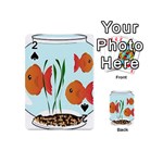 Fishbowl Fish Goldfish Water Playing Cards 54 Designs (Mini) Front - Spade2