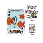 Fishbowl Fish Goldfish Water Playing Cards 54 Designs (Mini) Front - Spade4