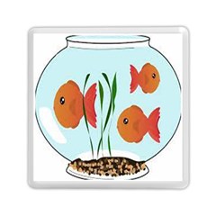 Fishbowl Fish Goldfish Water Memory Card Reader (square) by artworkshop