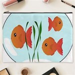 Fishbowl Fish Goldfish Water Cosmetic Bag (XXXL) Front