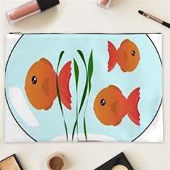 Fishbowl Fish Goldfish Water Cosmetic Bag (xxl) by artworkshop