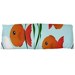 Fishbowl Fish Goldfish Water Body Pillow Case Dakimakura (two Sides) by artworkshop