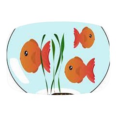 Fishbowl Fish Goldfish Water Mini Square Pill Box by artworkshop