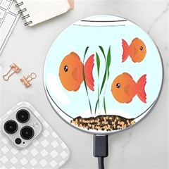 Fishbowl Fish Goldfish Water Wireless Charger by artworkshop