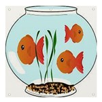 Fishbowl Fish Goldfish Water Banner and Sign 4  x 4  Front