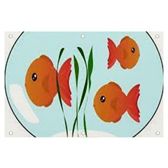 Fishbowl Fish Goldfish Water Banner And Sign 6  X 4  by artworkshop