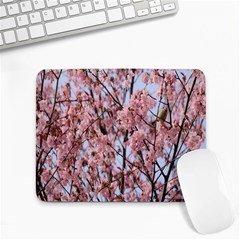 Japanese Sakura Background Small Mousepad by artworkshop