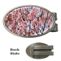 Japanese Sakura Background Money Clips (oval)  by artworkshop