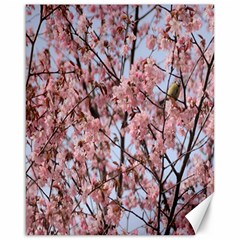 Japanese Sakura Background Canvas 16  X 20  by artworkshop