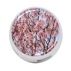 Japanese Sakura Background 4-port Usb Hub (two Sides) by artworkshop