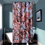 Japanese Sakura Background Shower Curtain 36  x 72  (Stall)  Curtain(36 X72 ) - 33.26 x66.24  Curtain(36 X72 )