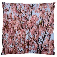 Japanese Sakura Background Standard Flano Cushion Case (one Side) by artworkshop