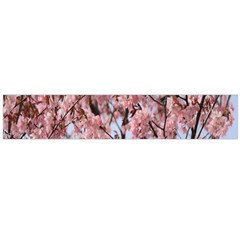 Japanese Sakura Background Large Flano Scarf  by artworkshop