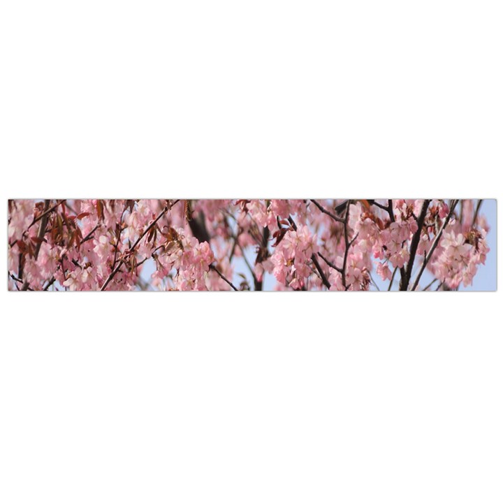 Japanese Sakura Background Large Flano Scarf 