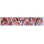 Japanese Sakura Background Large Flano Scarf  Back