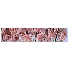 Japanese Sakura Background Small Flano Scarf by artworkshop