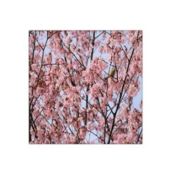 Japanese Sakura Background Satin Bandana Scarf 22  X 22  by artworkshop