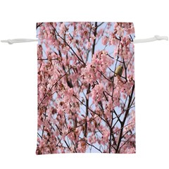 Japanese Sakura Background Lightweight Drawstring Pouch (xl) by artworkshop