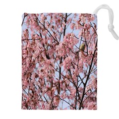 Japanese Sakura Background Drawstring Pouch (5xl) by artworkshop