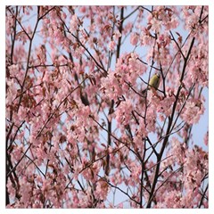 Japanese Sakura Background Lightweight Scarf  by artworkshop