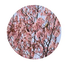 Japanese Sakura Background Mini Round Pill Box (pack Of 5) by artworkshop