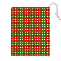 Lumberjack Plaid, Buffalo Plaid, Drawstring Pouch (4xl) by artworkshop